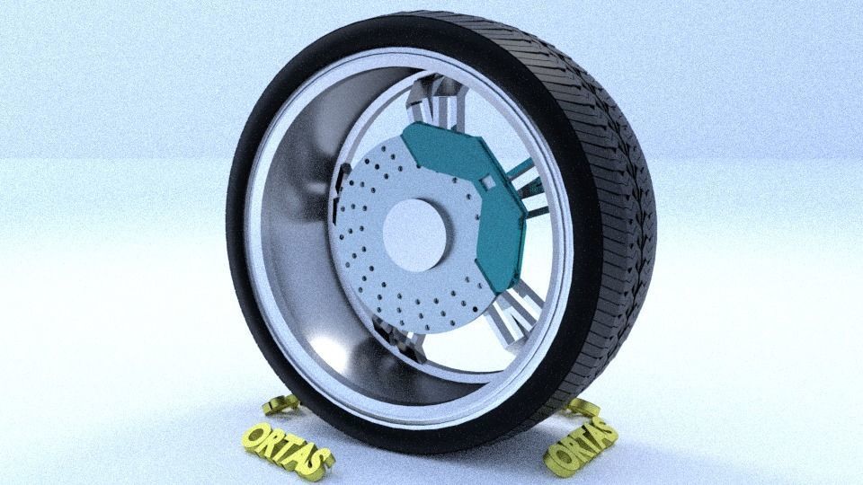 ORTAS CAR RIM 66-67-68-69-70 GAME READY RIM AND TIRE 3D Model Collection_25