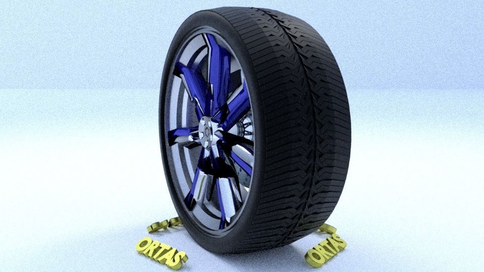 ORTAS CAR RIM 66-67-68-69-70 GAME READY RIM AND TIRE 3D Model Collection_32