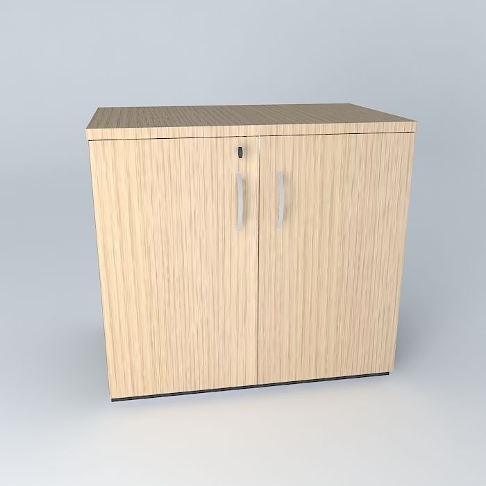 Cupboard cube Free 3D model_2