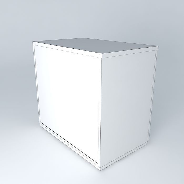 Cupboard cube Free 3D model_3