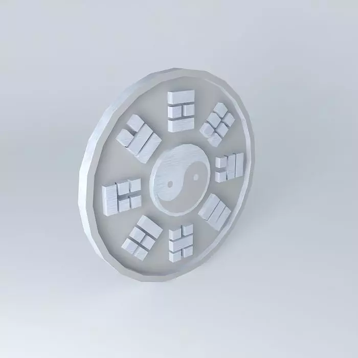 Chinese mirror Free 3D model