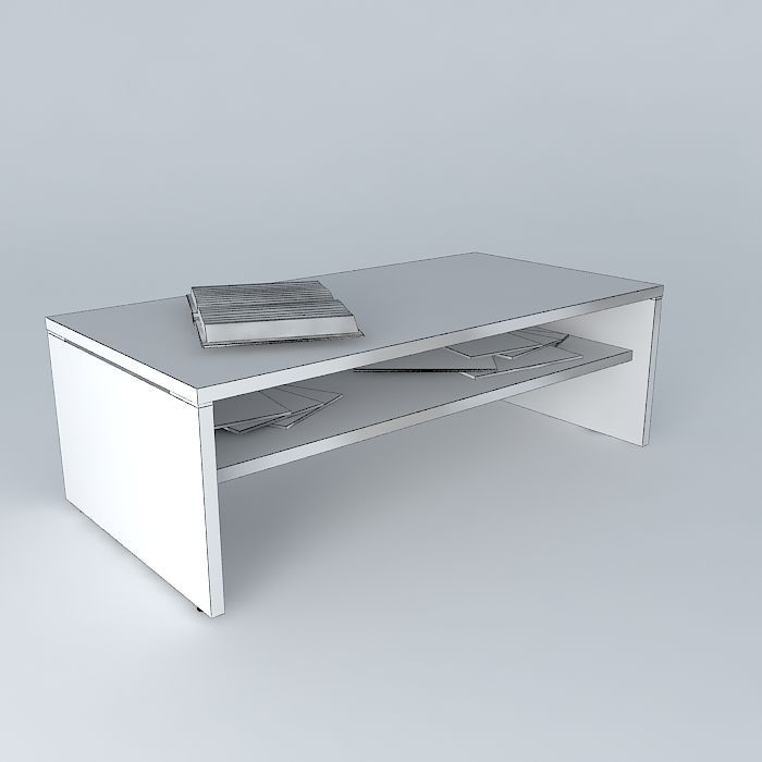 Coffee table Free 3D model_4