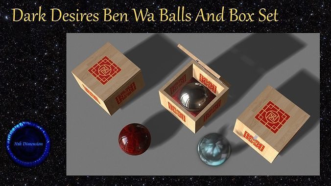 Dark Desires - BenWa Balls And Box Set 3D model