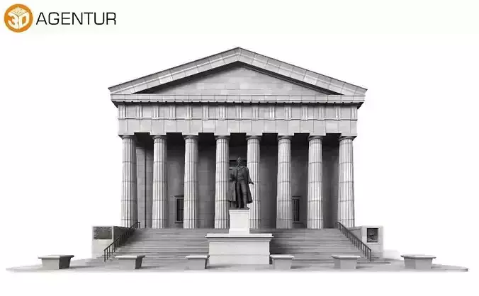Federal Hall New York - 3D Building Models 3D model