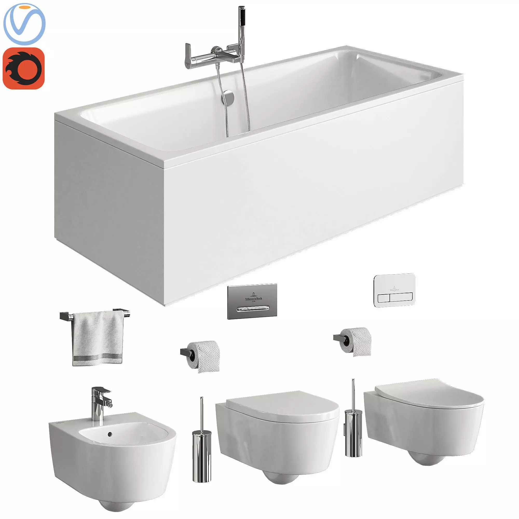 Villeroy Boch Avento part 1  3D model_0