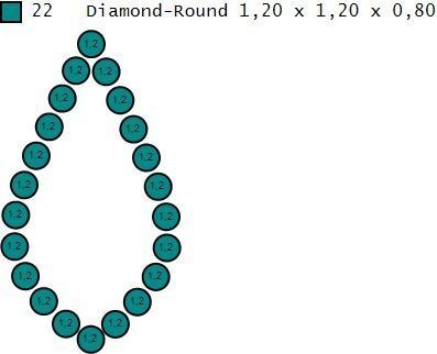 Earring E 0003 3D print model_14