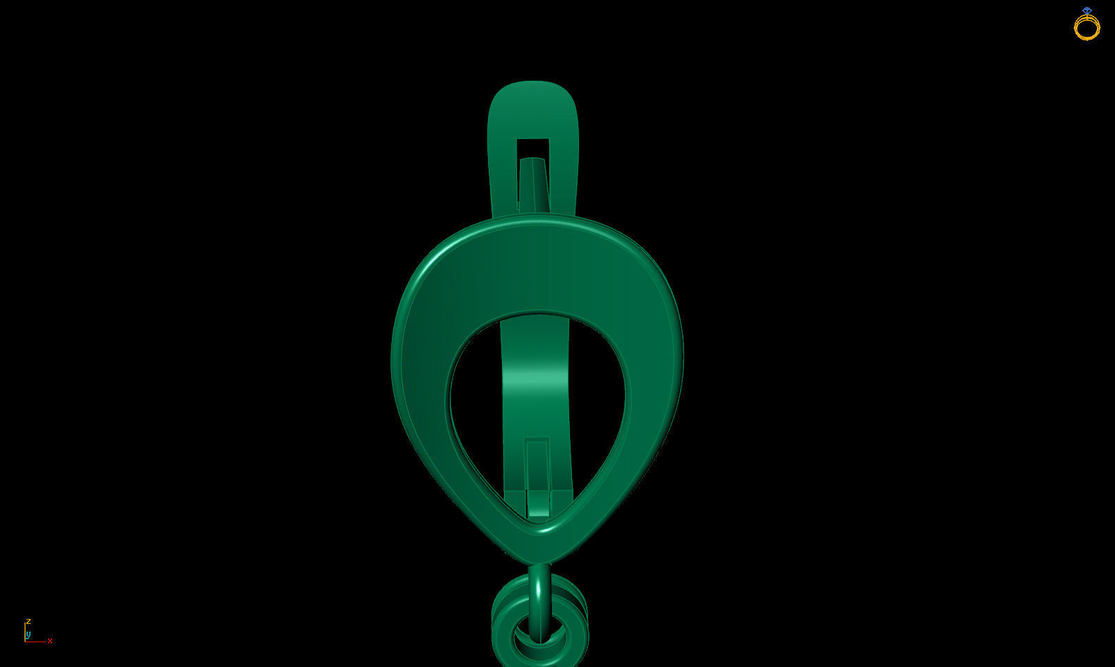 Earring E 0003 3D print model_15