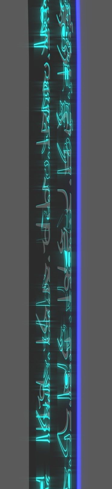 Runic Blade 3D model_1