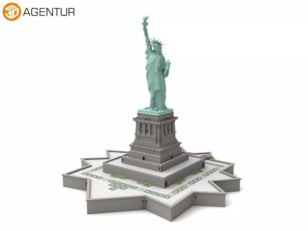 Statue of Liberty New York 3D model