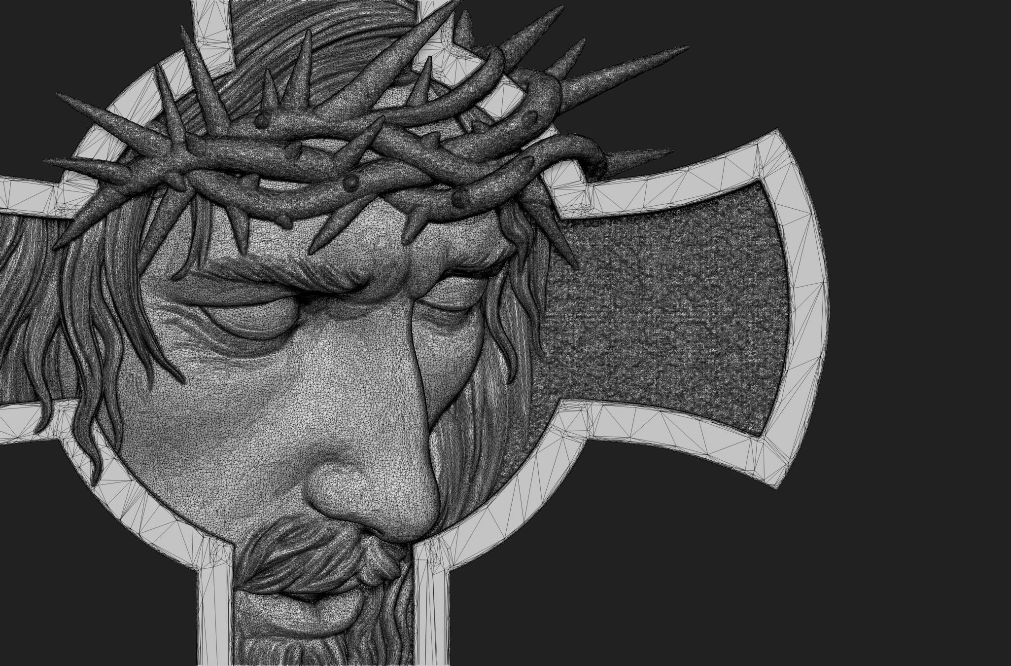 Jesus Cross 3D print model_5