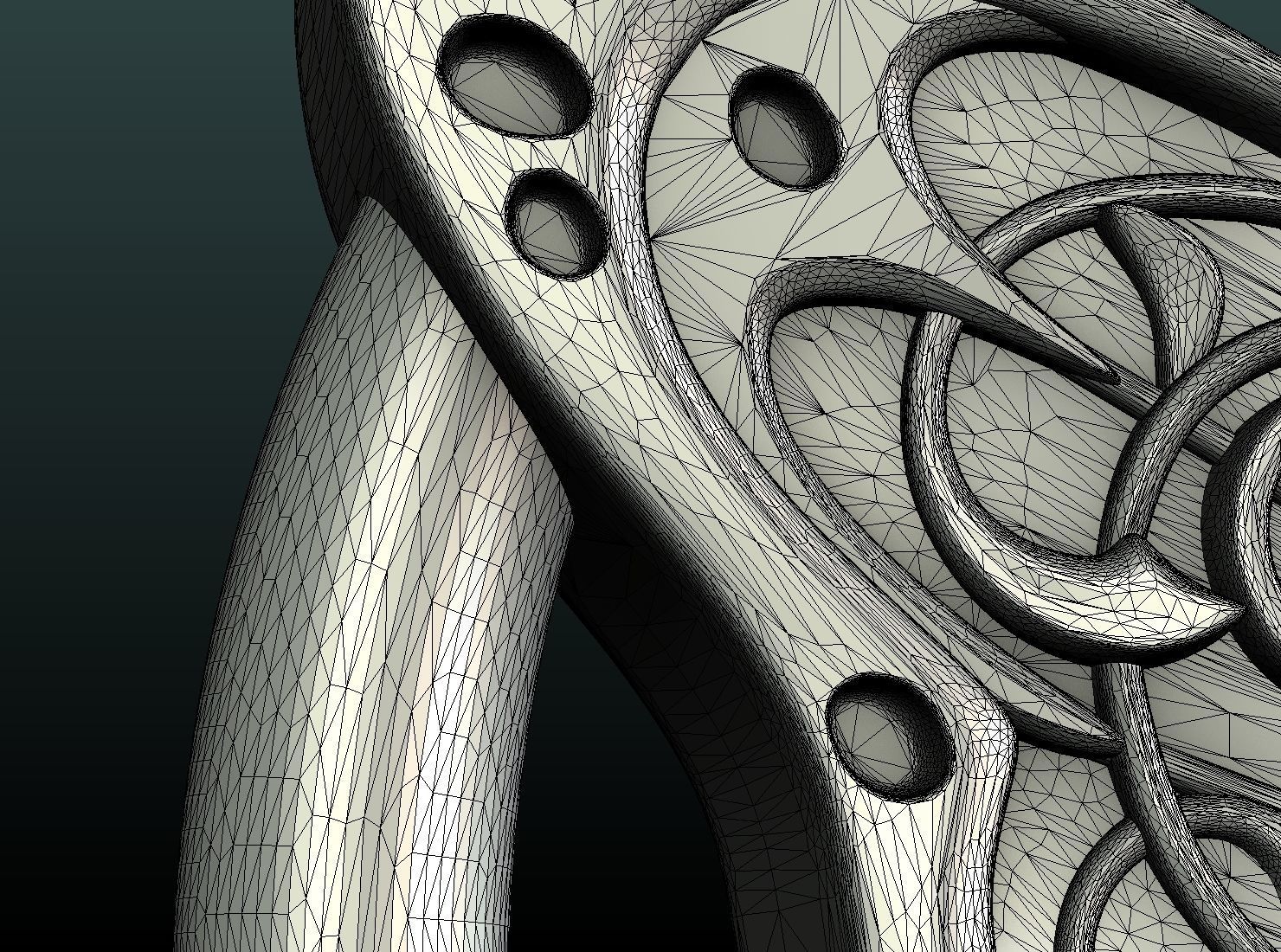 Butterfly Pendant 3D print model_21