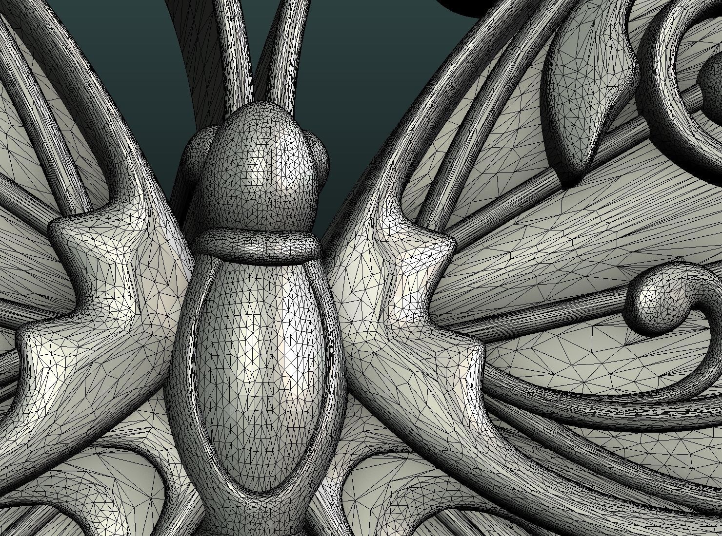 Butterfly Pendant 3D print model_20