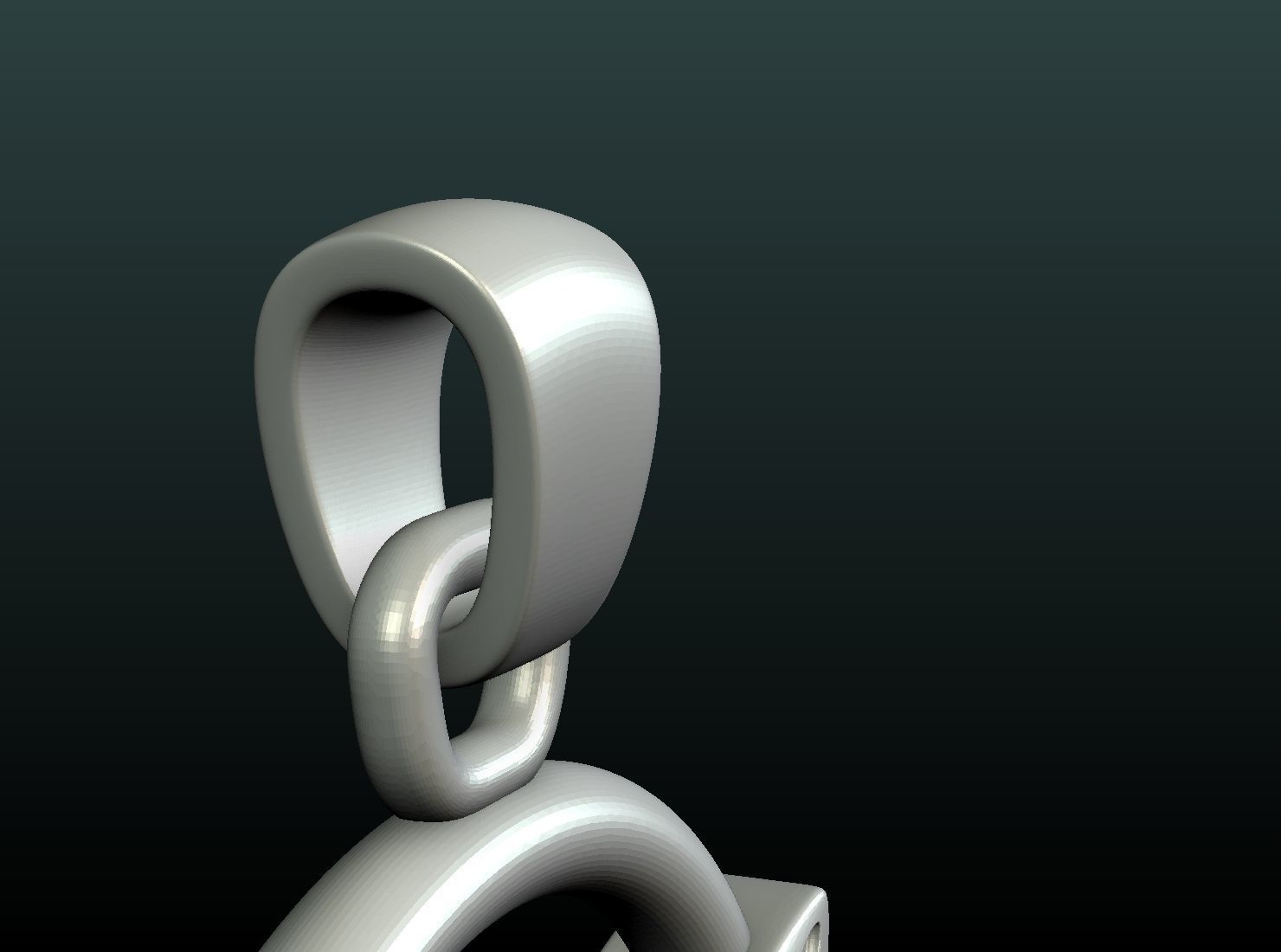 Butterfly Pendant 3D print model_17