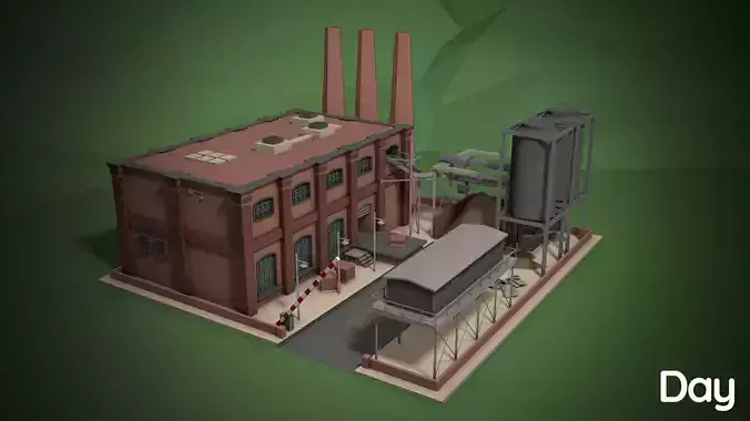 Brick Factory 3D model