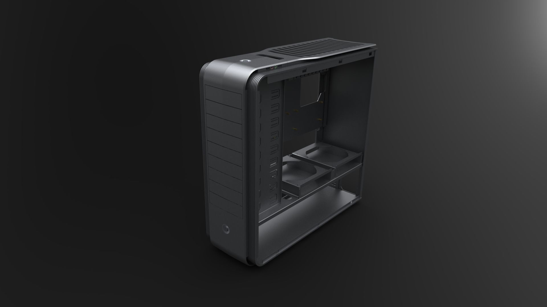 Silverstone TJ11 PC Case 3D model_8