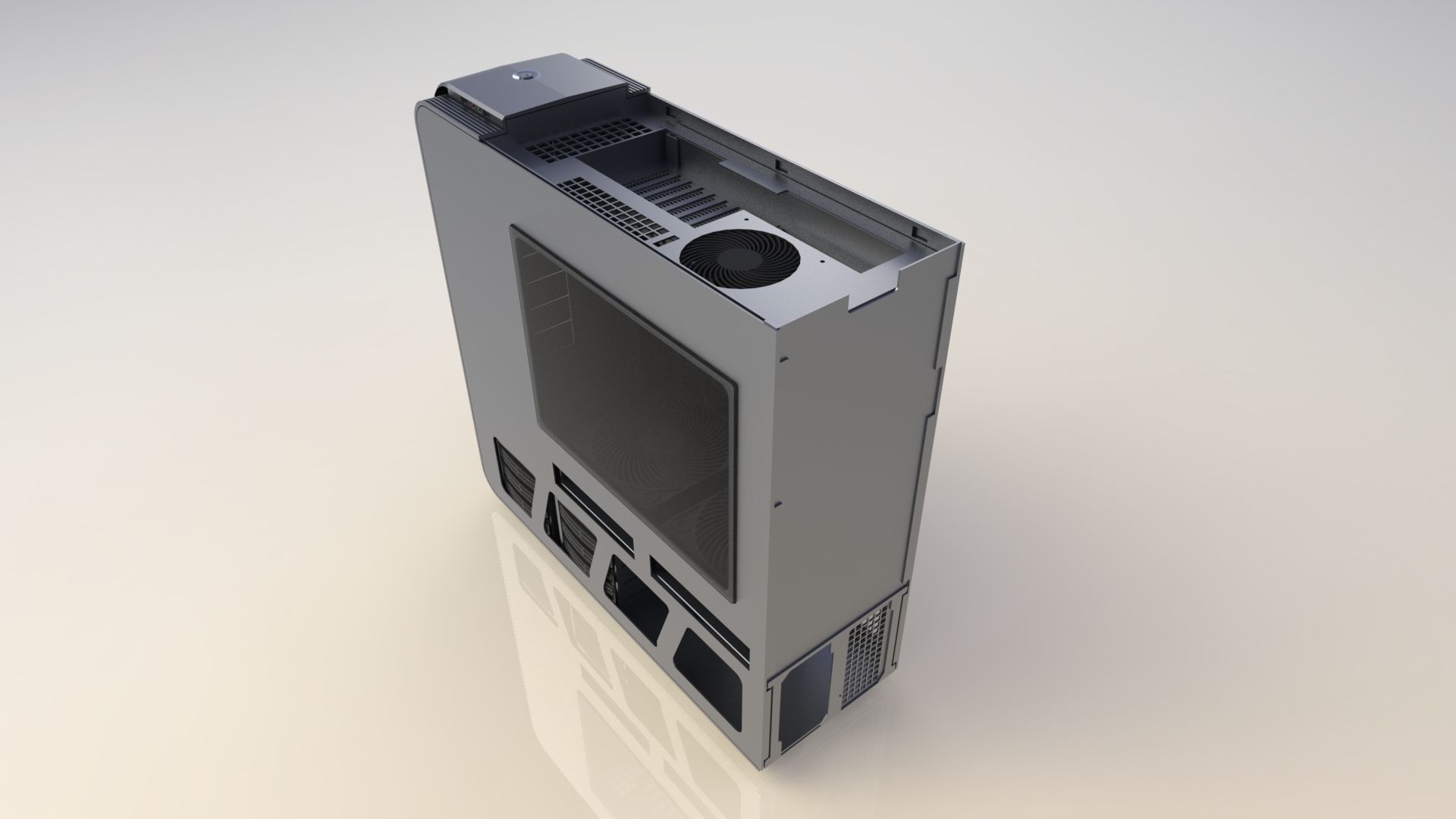 Silverstone TJ11 PC Case 3D model_7