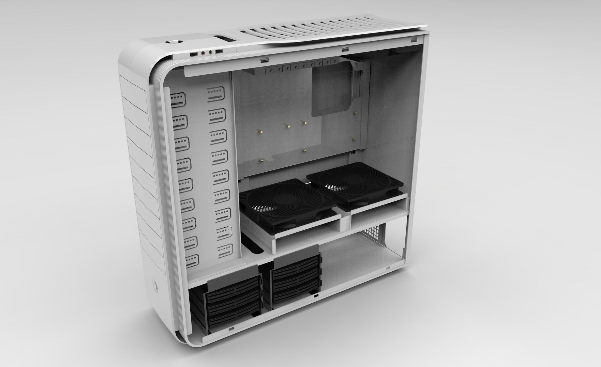 Silverstone TJ11 PC Case 3D model_9