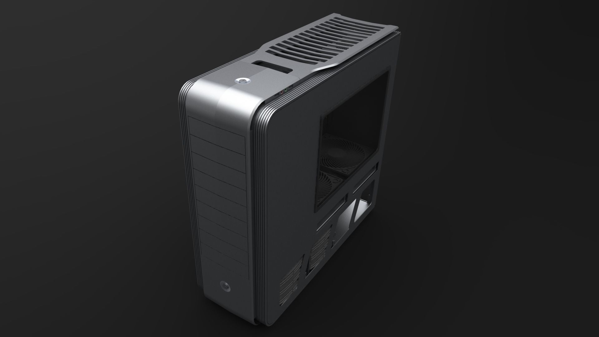 Silverstone TJ11 PC Case 3D model_3