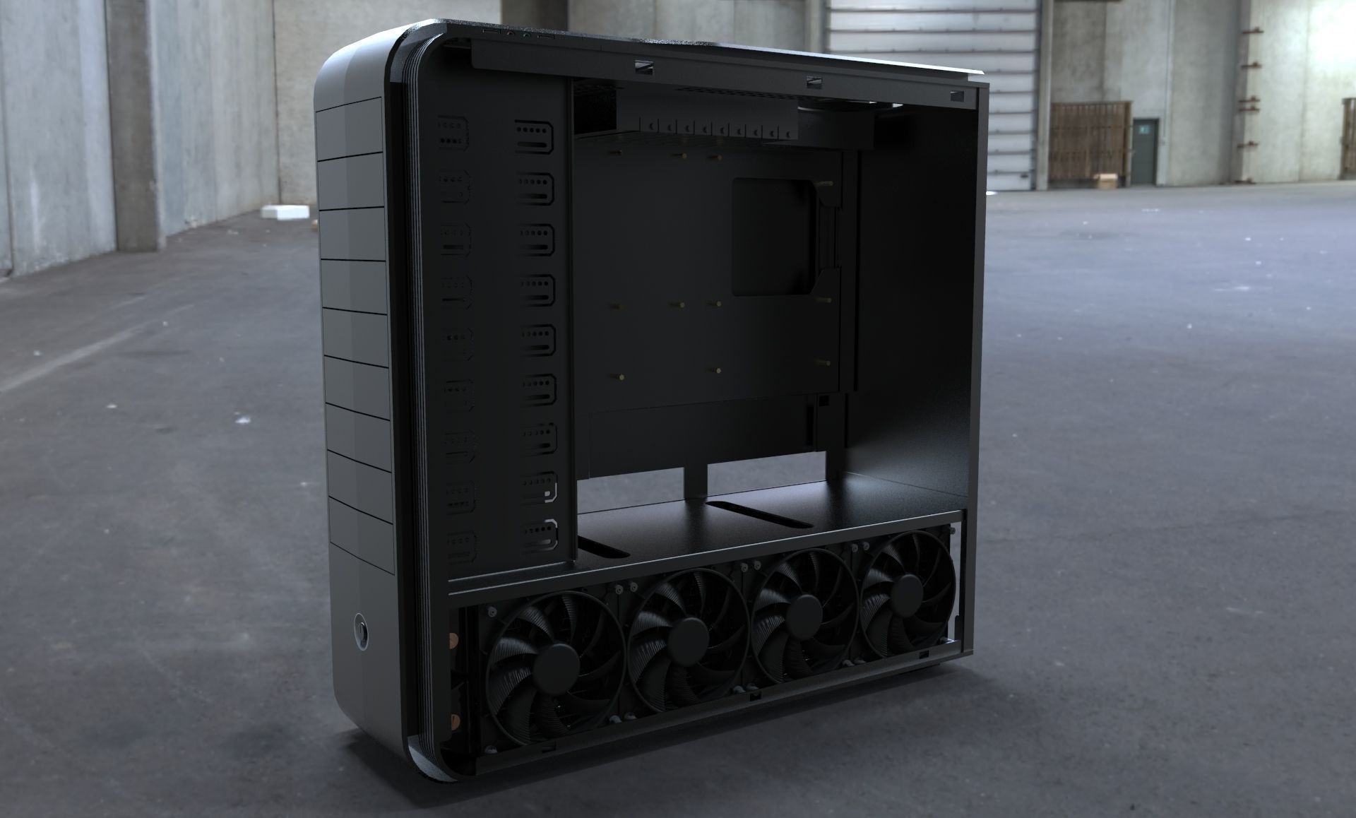 Silverstone TJ11 PC Case 3D model_11