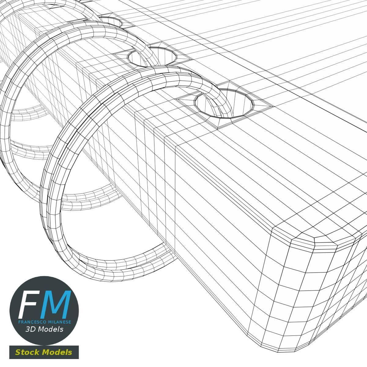 Spiral notebook 3D model_8