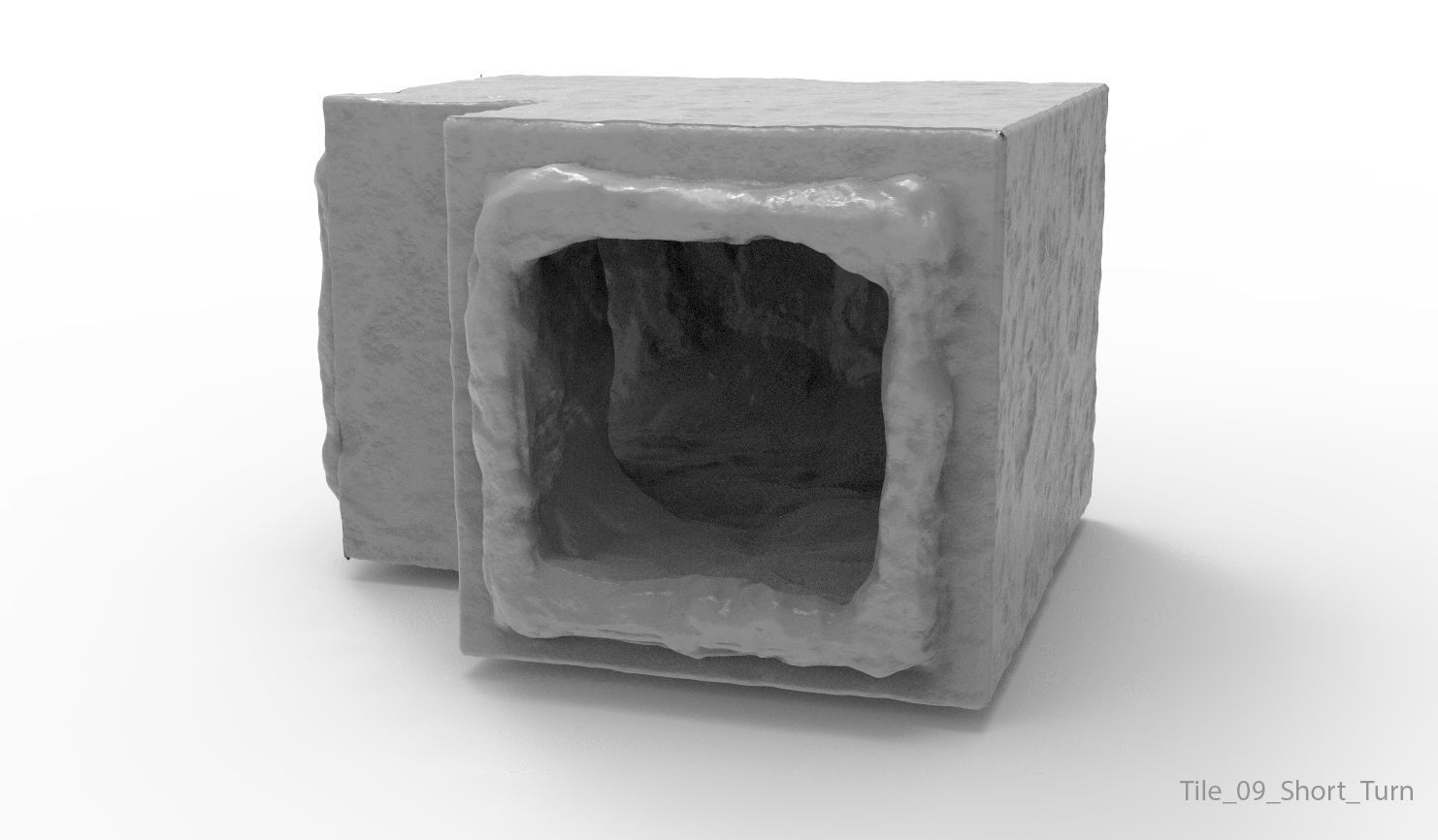 Modular Caves High Poly 3D model_16