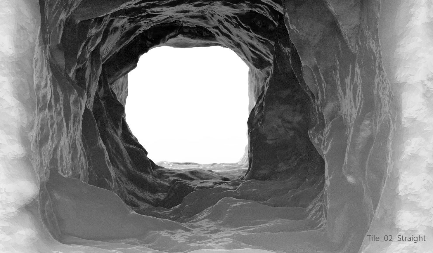 Modular Caves High Poly 3D model_3