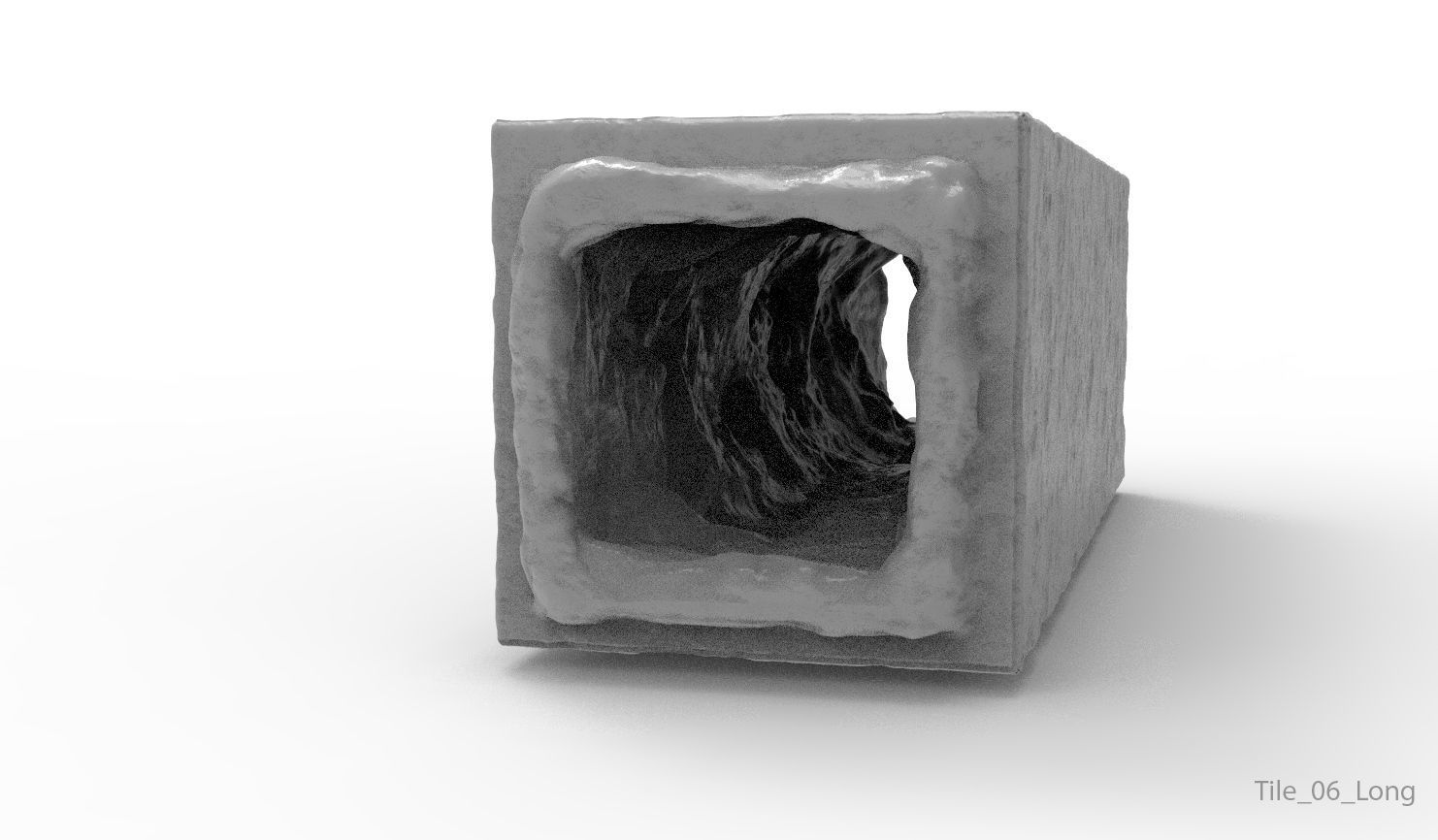 Modular Caves High Poly 3D model_10