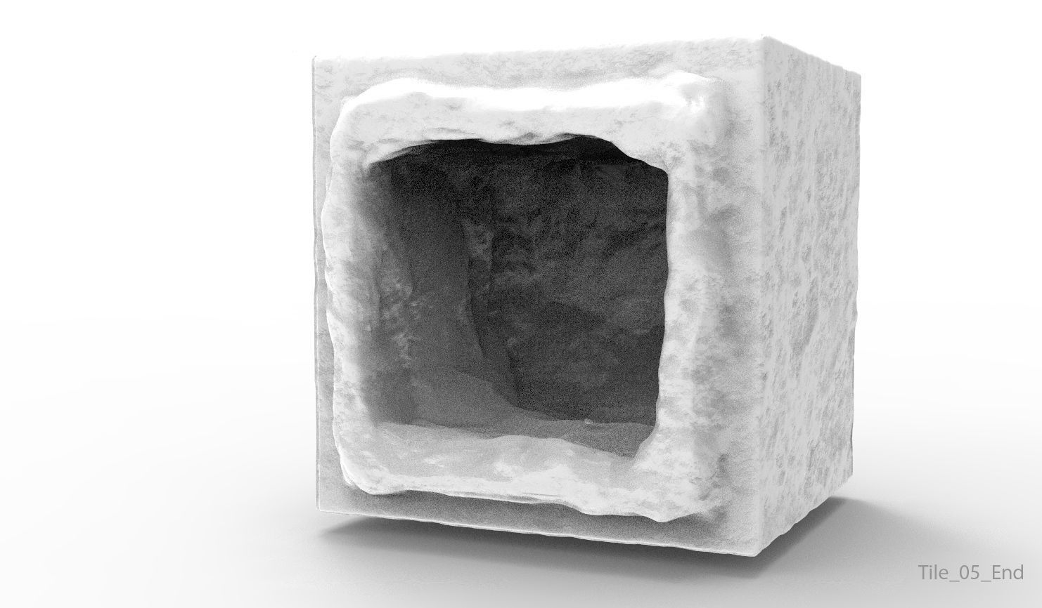 Modular Caves High Poly 3D model_9