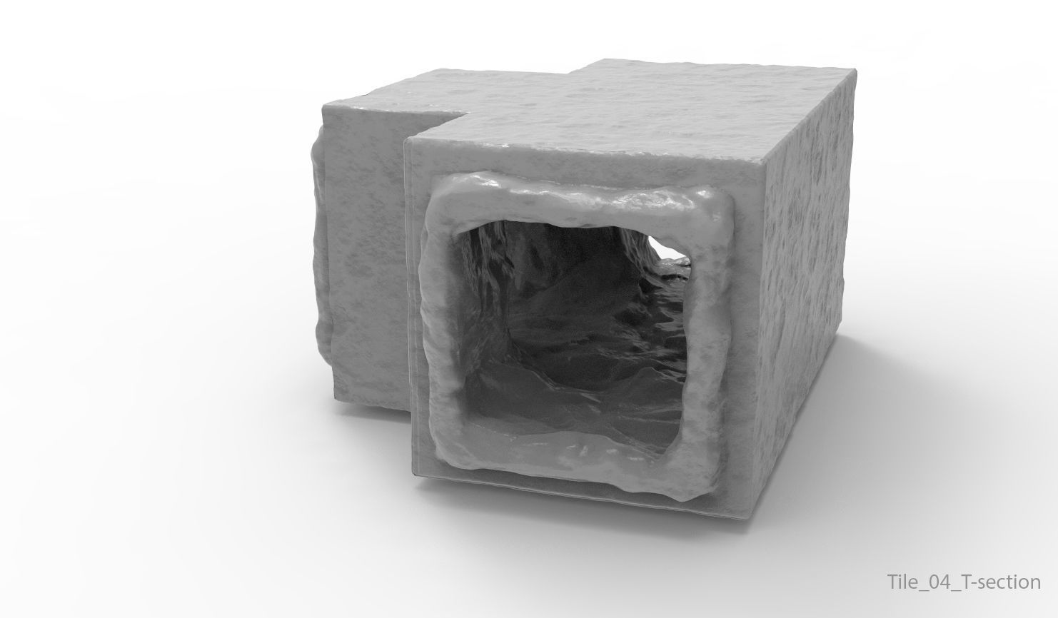 Modular Caves High Poly 3D model_8