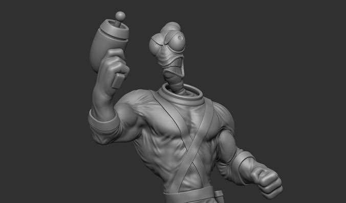 Earthworm Jim 3D print model