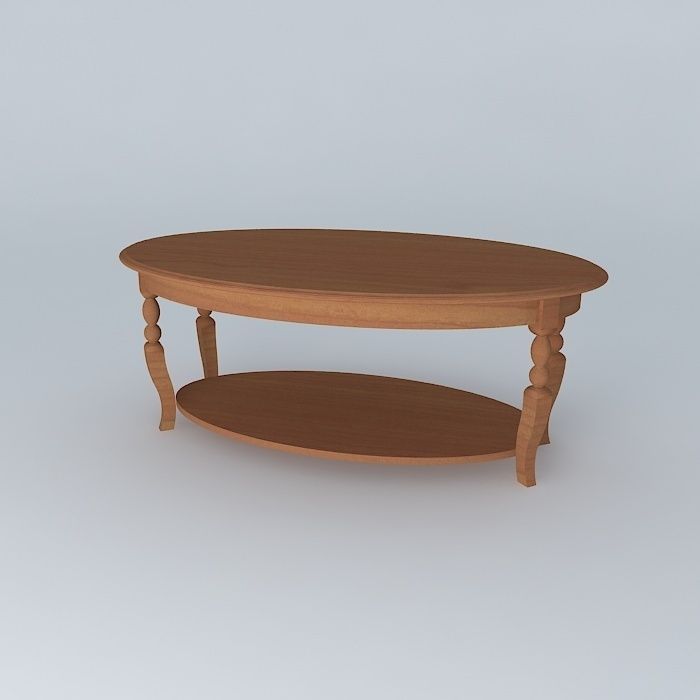 Coffee Table Free 3D model_1