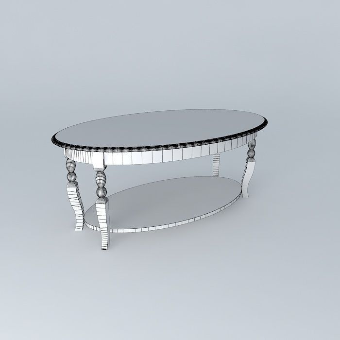 Coffee Table Free 3D model_4