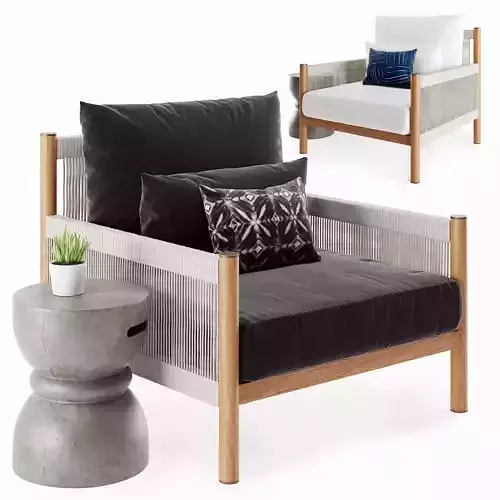 Architect Outdoor Lounge Chair