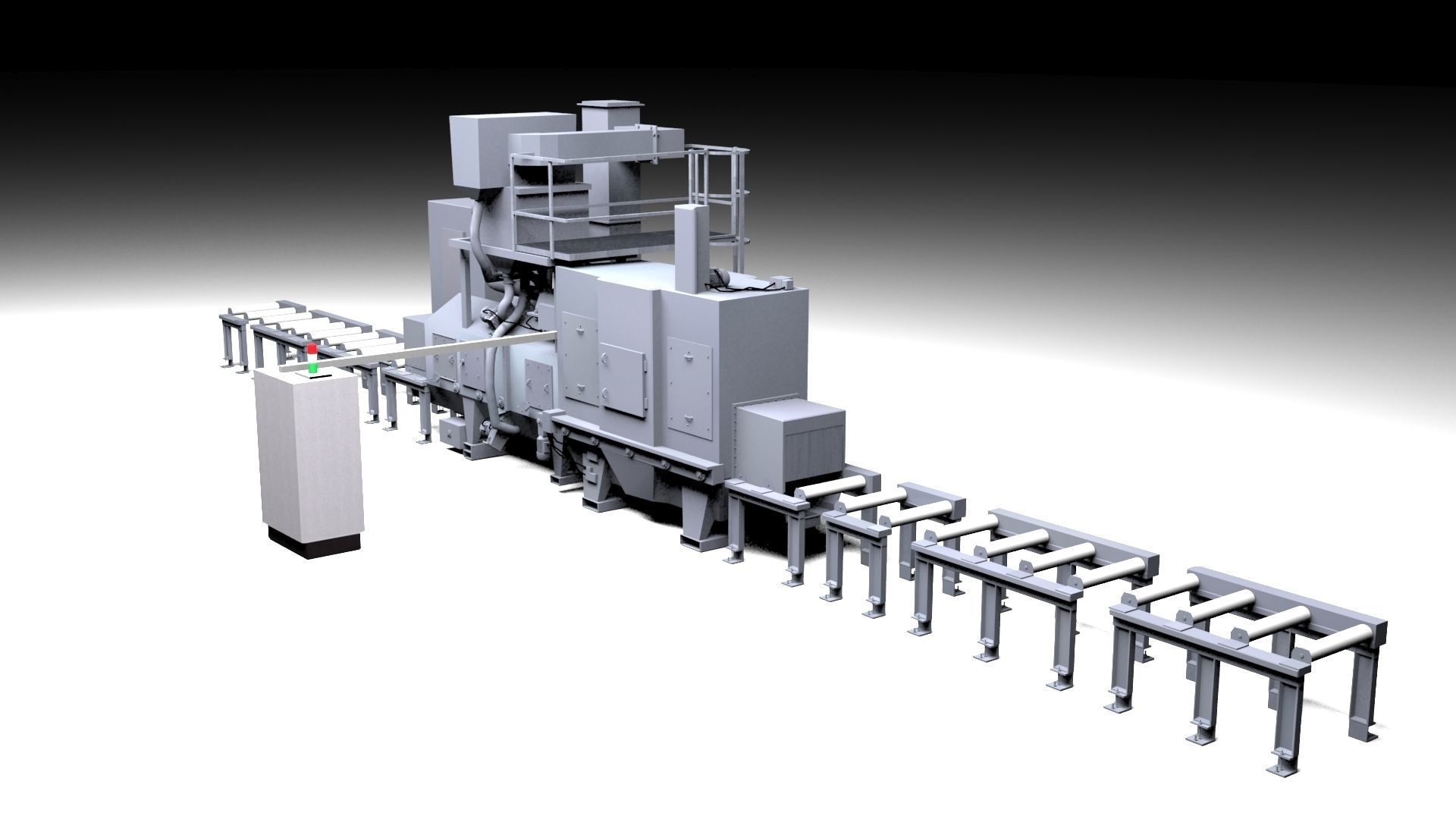Shotblastingmachine industrial machine 3D model_2