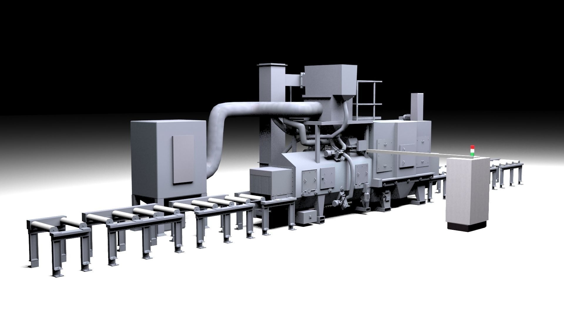 Shotblastingmachine industrial machine 3D model_1