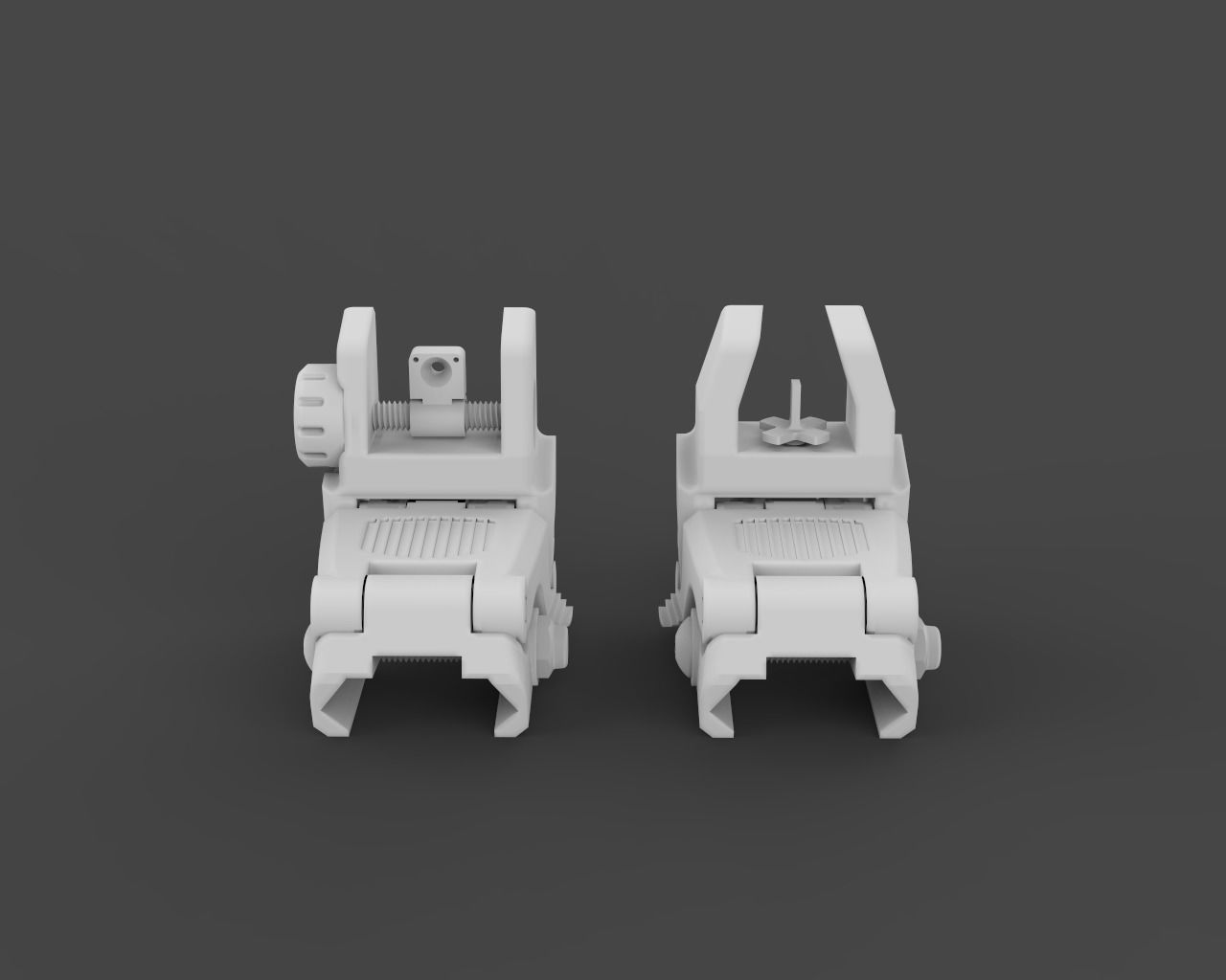 Magpul MBUS Sights 3D model_7