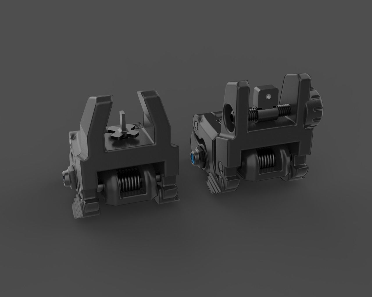 Magpul MBUS Sights 3D model_3