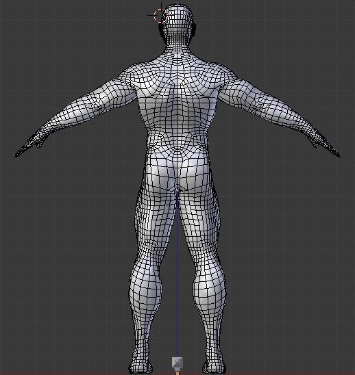 Male Generic Low Poly 21 Year old male Low-poly 3D model_8