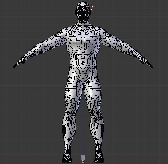 Male Generic Low Poly 21 Year old male Low-poly 3D model_7