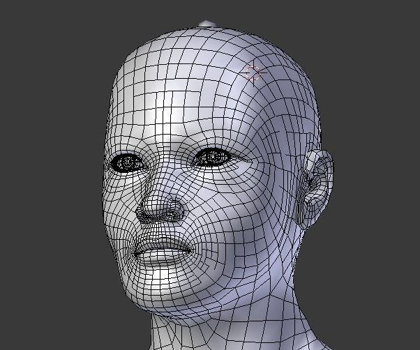 Male Generic Low Poly 21 Year old male Low-poly 3D model_1