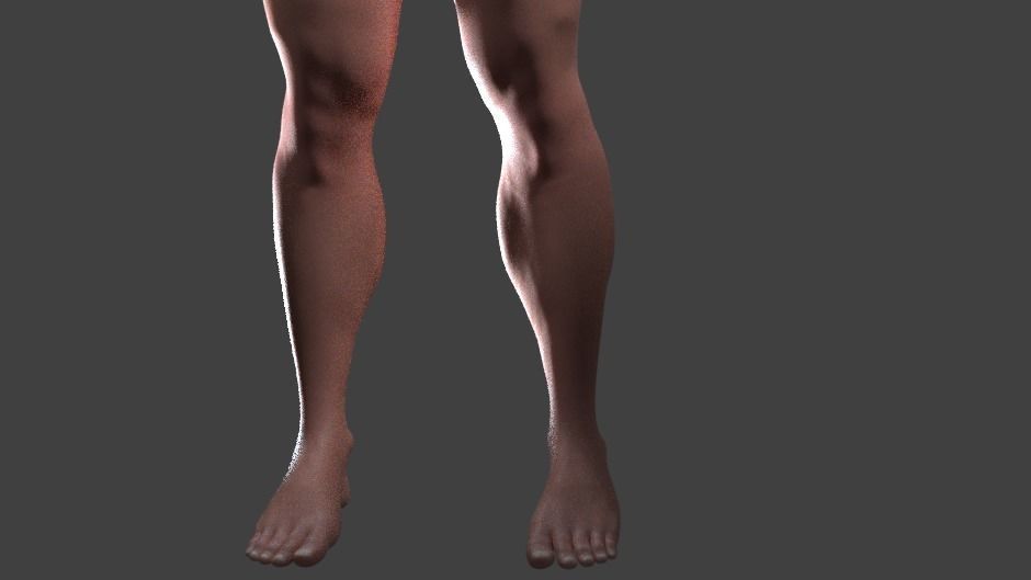 Male Generic Low Poly 21 Year old male Low-poly 3D model_6