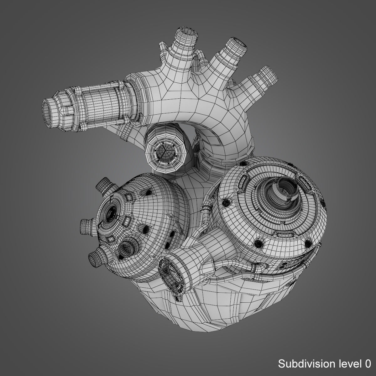 Cyber Heart 3D model_18