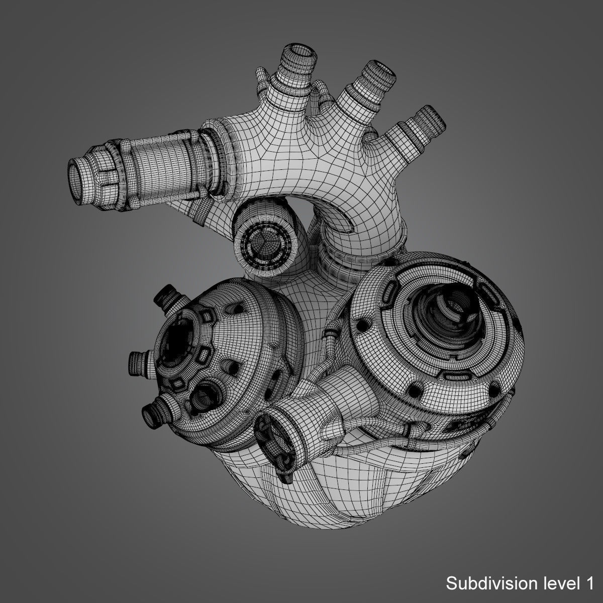 Cyber Heart 3D model_19