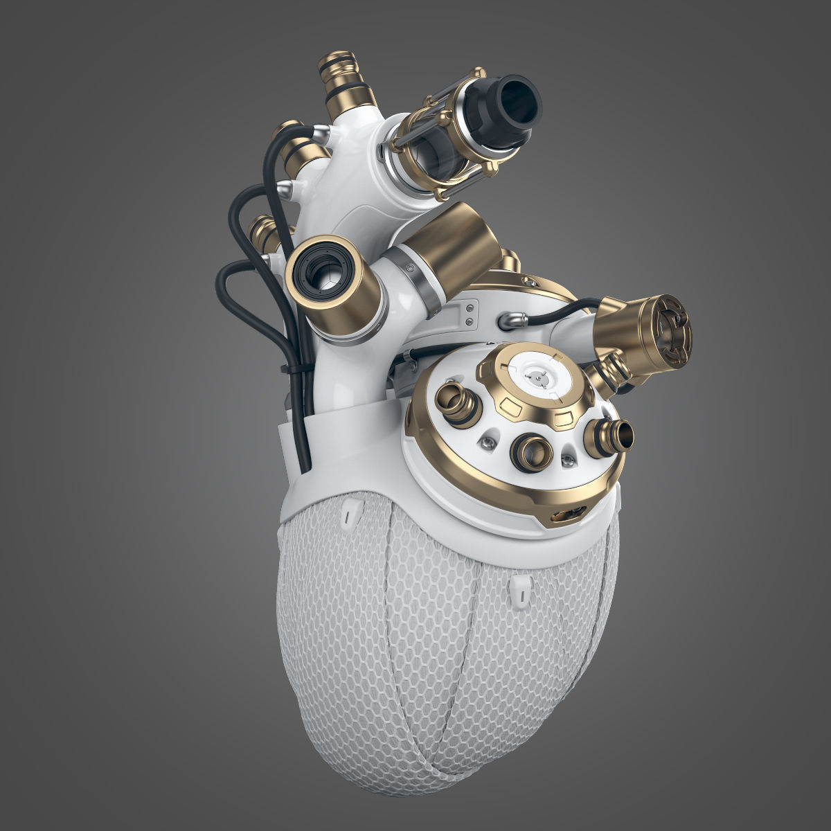 Cyber Heart 3D model_1
