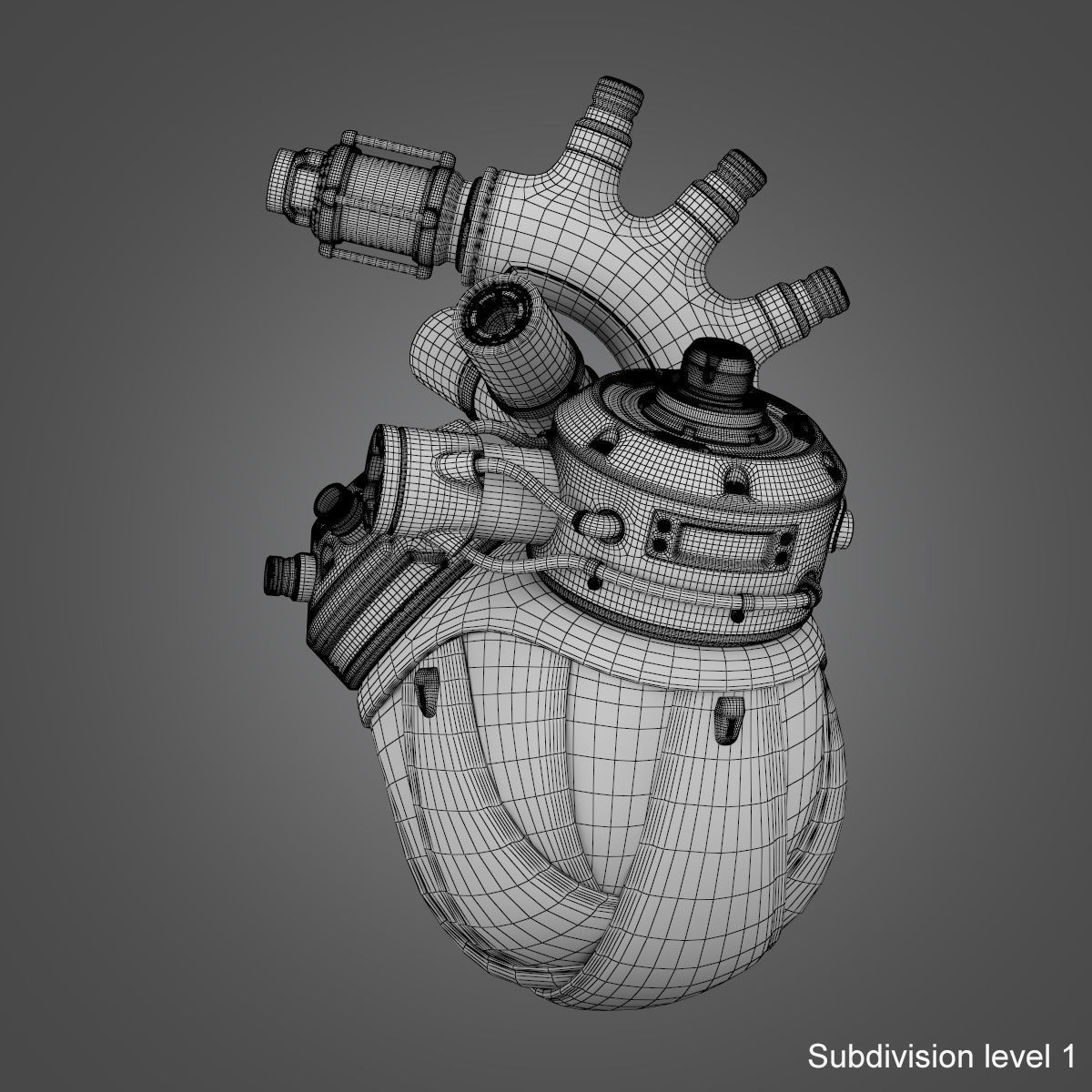 Cyber Heart 3D model_17