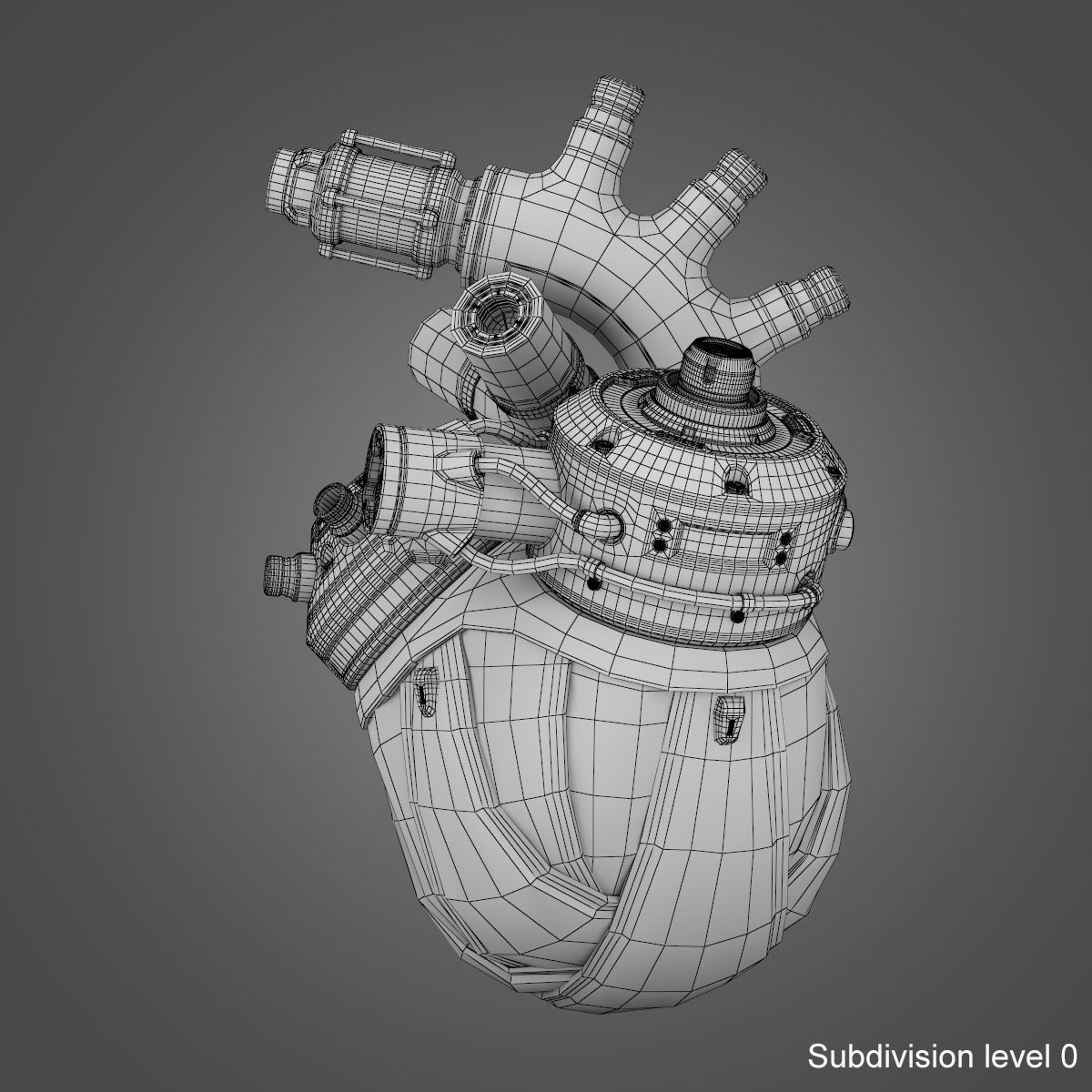 Cyber Heart 3D model_16