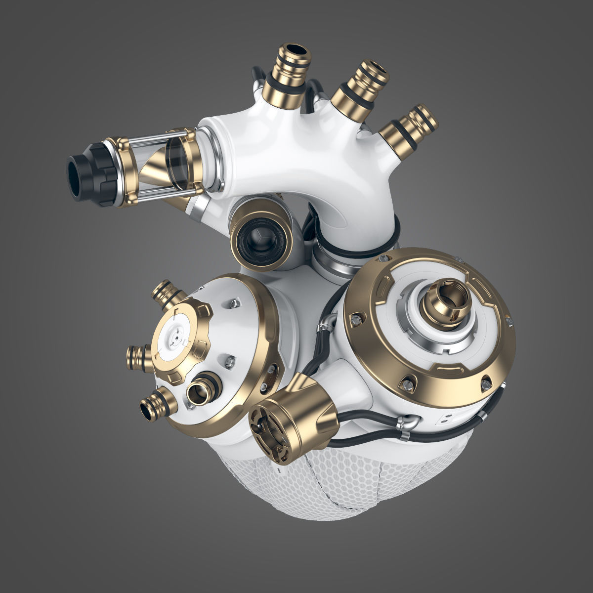 Cyber Heart 3D model_6