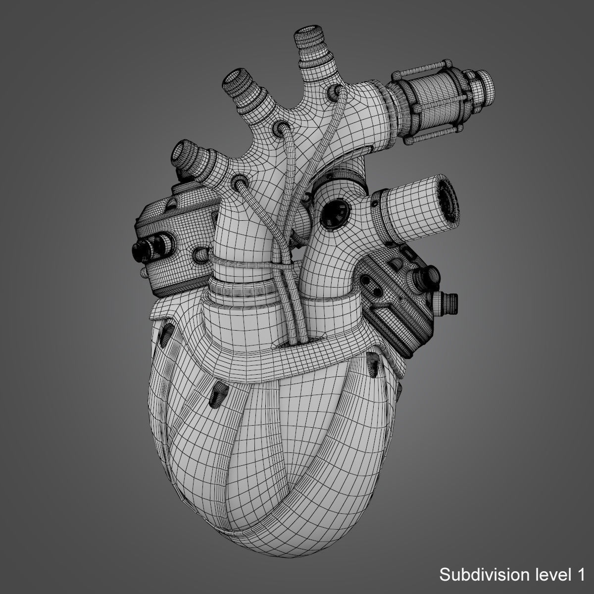 Cyber Heart 3D model_21