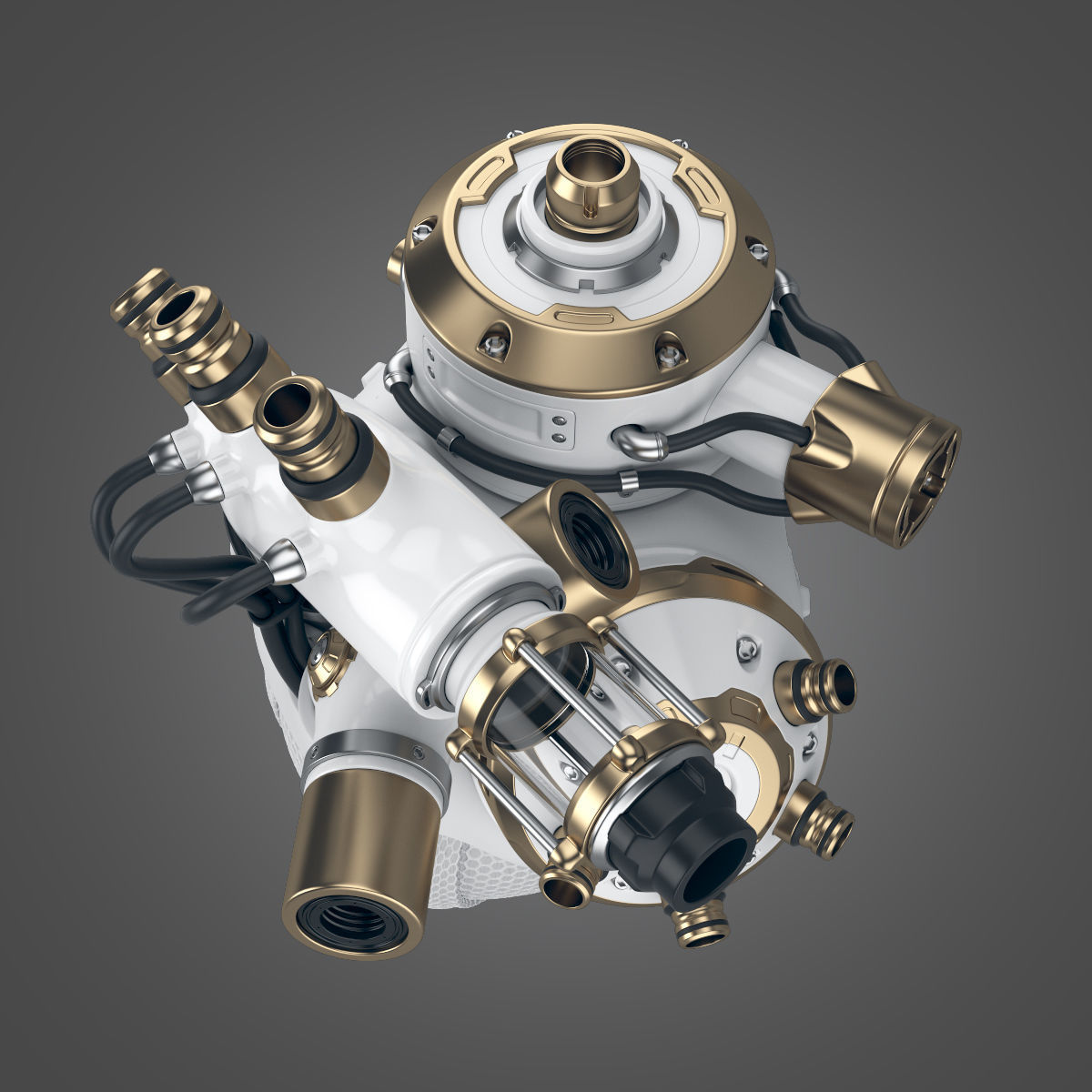 Cyber Heart 3D model_10
