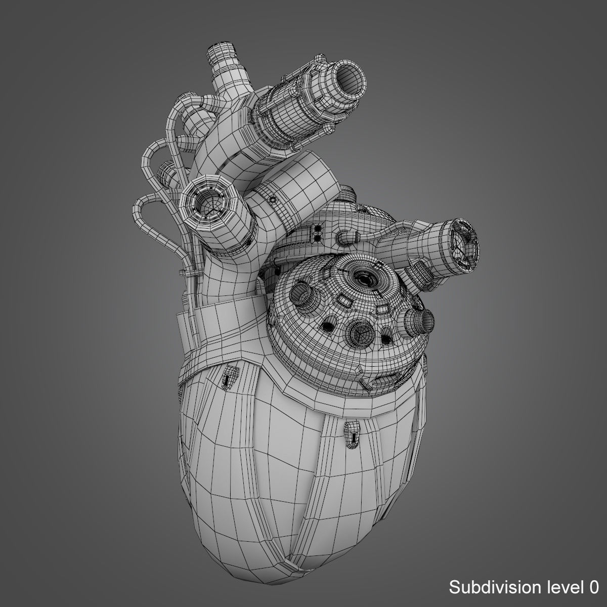 Cyber Heart 3D model_14